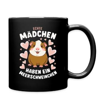 Guinea Pig Shorthair Longhair Crested Dogs - Full Colour Mug - black - Right