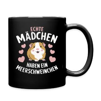 Guinea Pig Shorthair Longhair Crested Dogs - Full Colour Mug - black - Right