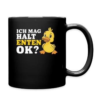 Mallard, Duck Birds, Duck, Dark Duck, Bird - Full Colour Mug - black - Right