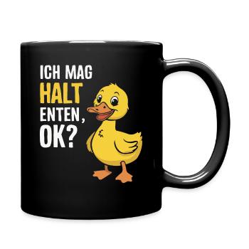 Mallard, Duck Birds, Duck, Dark Duck, Bird - Full Colour Mug - black - Right
