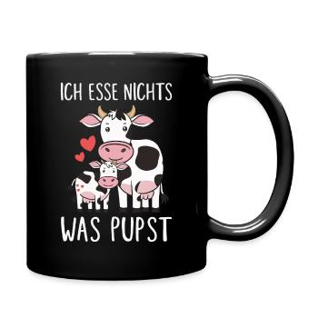 Végétarien Végétalien Bien-être animal Droits des animaux Veggie - Mug uni - noir - Droite