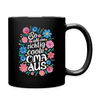 Grandma Grandma Grandparents Mother's Day Family - Full Colour Mug - black - Right
