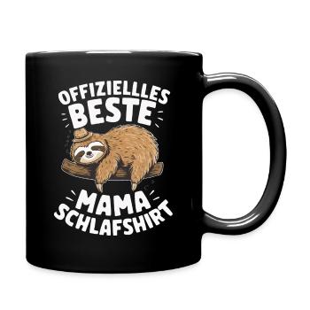 Sloth Sloths Animal Sleeping Lazy - Full Colour Mug - black - Right