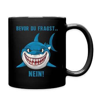 Shark Shark Sharks Shark - Full Colour Mug - black - Right