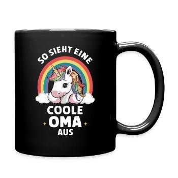 Grandma Grandma Grandparents Mother's Day Family - Full Colour Mug - black - Right