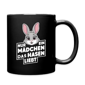 Bunny Bunnies Lapin Animal de compagnie - Mug uni - noir - Droite