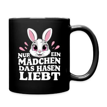 Bunny Bunnies Lapin Animal de compagnie - Mug uni - noir - Droite