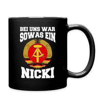 East Germany East East East GDR Home Eastern Bloc - Full Colour Mug - black - Right