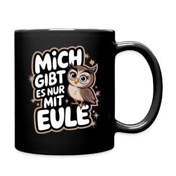 oiseau de nuit hibou hibou oiseau - Mug uni - noir - Droite