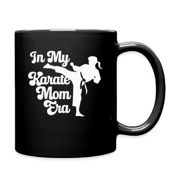 Karate Karatekämpfer Kampfkunst - Tasse einfarbig - Schwarz - Rechts