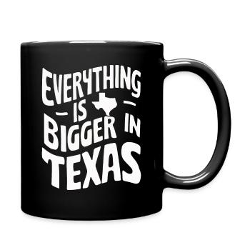 Texas State Texans Texas - Full Colour Mug - black - Right