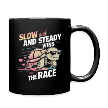 Turtle Sea Turtle Turtle Animal - Full Colour Mug - black - Right