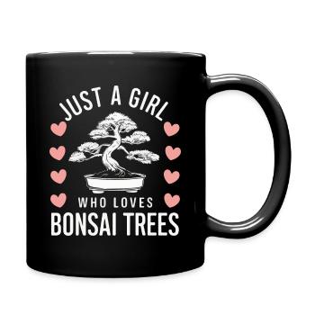 Bonsai Tree Japanese Bonsai - Full Colour Mug - black - Right