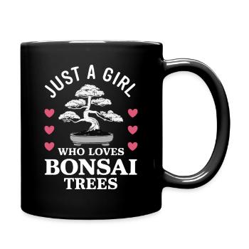 Bonsai Tree Japanese Bonsai - Full Colour Mug - black - Right