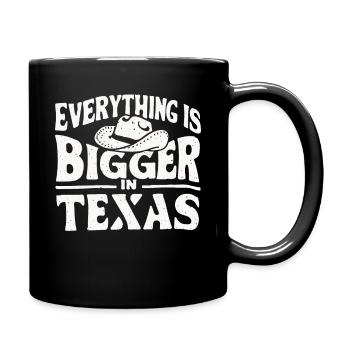 Texas State Texans Texas - Full Colour Mug - black - Right