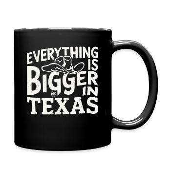 Texas State Texans Texas - Full Colour Mug - black - Right