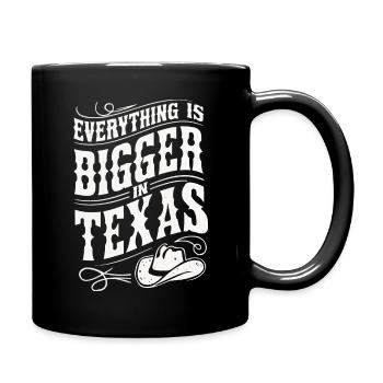 Texas State Texans Texas - Full Colour Mug - black - Right