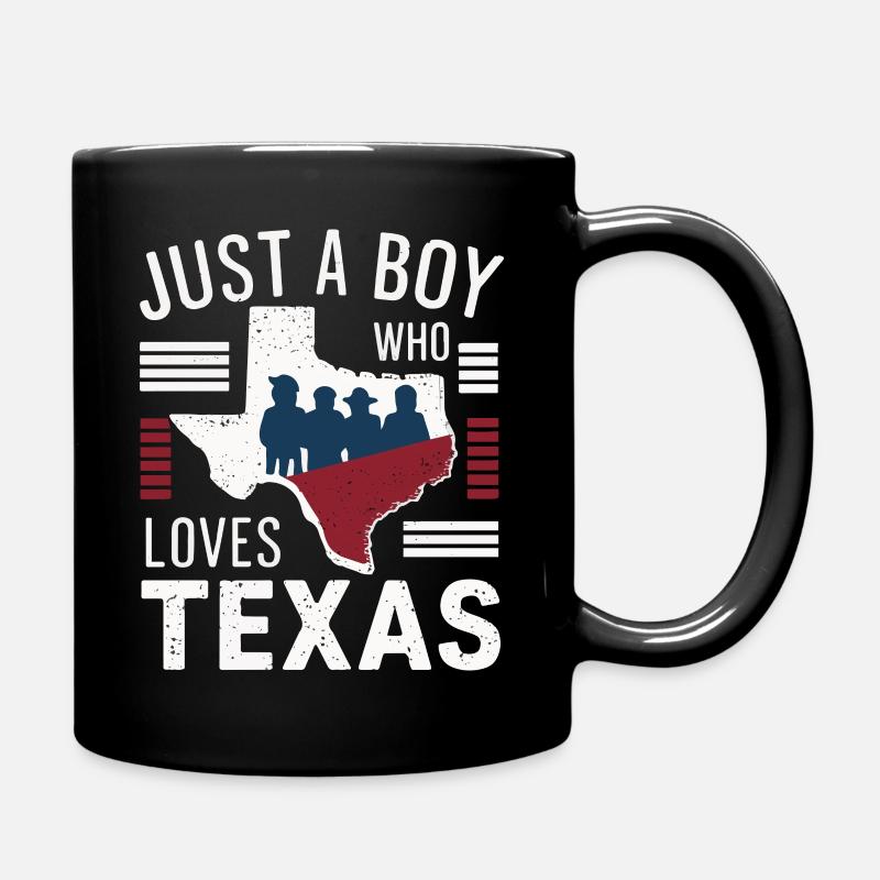 Texas State Texaner Texas - Tasse einfarbig - Schwarz