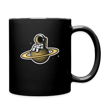 Astronaute Astronaute Cosmonaute Fusée Spatiale - Mug uni - noir - Droite