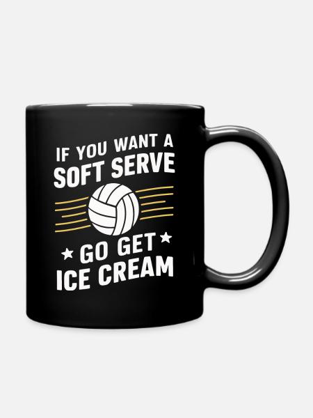 Joueur de volley-ball Joueur de beach-volley S - Mug uni - noir