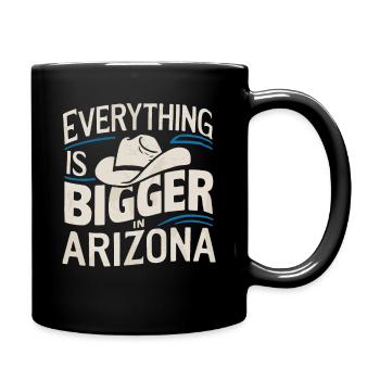 Arizona USA Amerika - Tasse einfarbig - Schwarz - Rechts