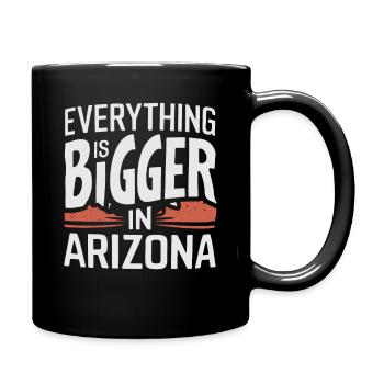 Arizona USA Amerika - Tasse einfarbig - Schwarz - Rechts