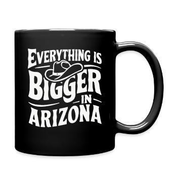 Arizona USA Amerika - Tasse einfarbig - Schwarz - Rechts
