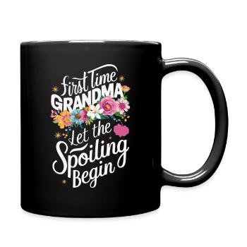 Grandma Grandmother Mother's Day Family - Full Colour Mug - black - Right