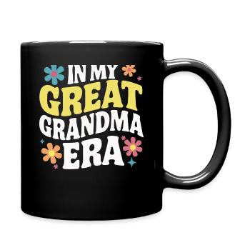 Grandma Grandmother Mother's Day Family - Full Colour Mug - black - Right