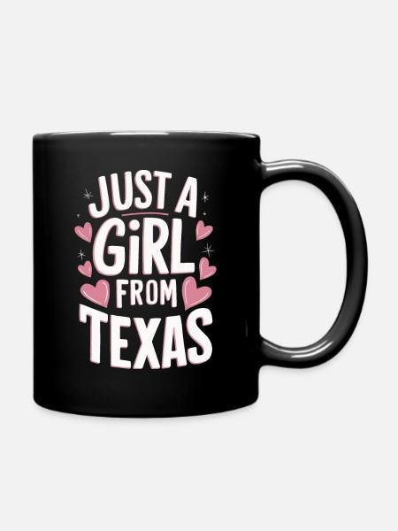 Texas State Texaner Texas - Tasse einfarbig - Schwarz