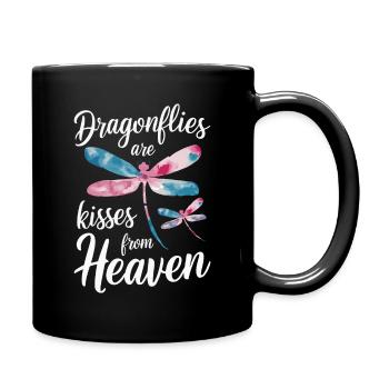 Libellule Libellules Insectes Nature - Mug uni - noir - Droite