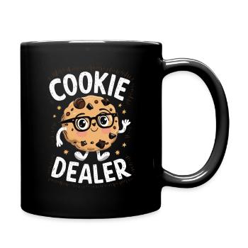 Cookies Cookie Keks Kekse Schokolade - Tasse einfarbig - Schwarz - Rechts