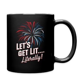 Pyrotechniker Feuerwerk Pyrotechnik - Tasse einfarbig - Schwarz - Rechts