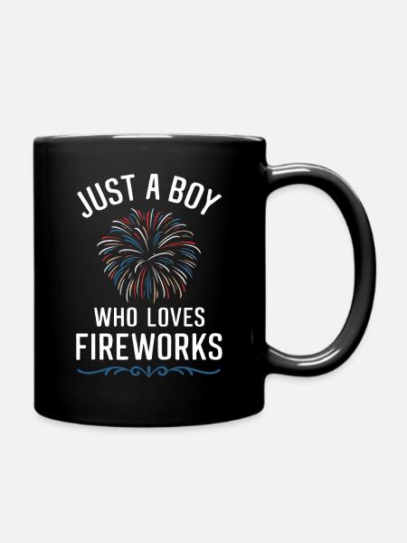 Pyrotechniker Feuerwerk Pyrotechnik - Tasse einfarbig - Schwarz