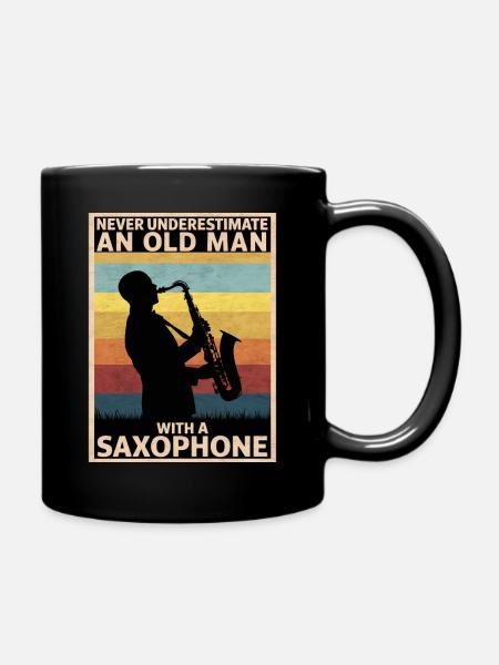 Saxophone Saxophone - Mug uni - noir