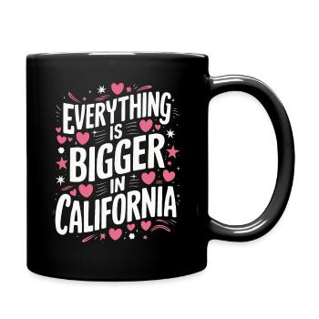 Californie États-Unis Amérique - Mug uni - noir - Droite
