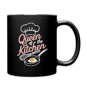 Koch Kochen Küchencheff Bäker - Tasse einfarbig - Schwarz - Rechts