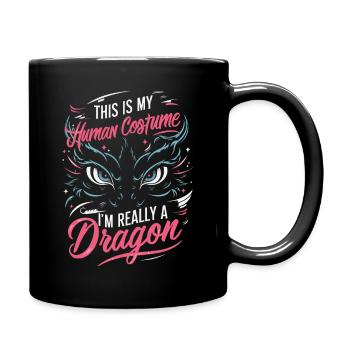 Dragon Mystic Dragon Fantasy - Full Colour Mug - black - Right