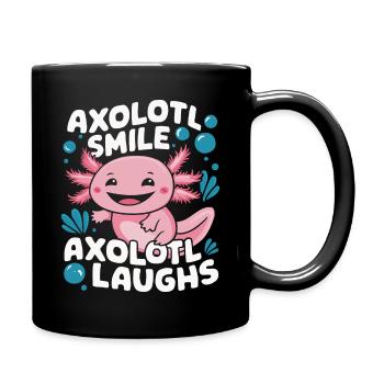 Poisson axolotl - Mug uni - noir - Droite