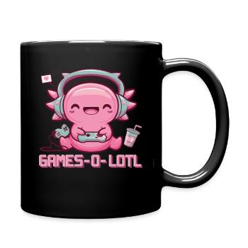 Poisson axolotl - Mug uni - noir - Droite