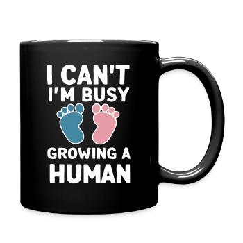 Pregnancy Pregnant Birth - Full Colour Mug - black - Right