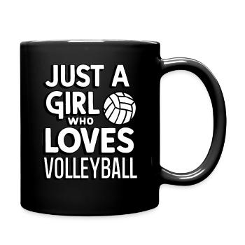 Joueur de volley-ball Joueur de beach-volley S - Mug uni - noir - Droite
