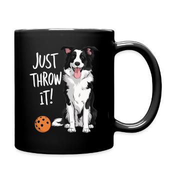 Dog Dogs Pet Funny Dog Owner - Full Colour Mug - black - Right
