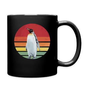 Penguin Penguins Animal - Full Colour Mug - black - Right