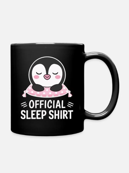 Pinguin Pinguine Tier - Tasse einfarbig - Schwarz