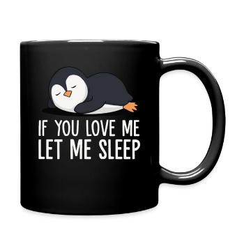 Penguin Penguins Animal - Full Colour Mug - black - Right