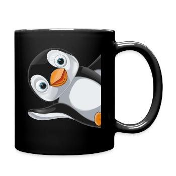 Penguin Penguins Animal - Full Colour Mug - black - Right