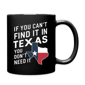 État du Texas Texans Texas - Mug uni - noir - Droite