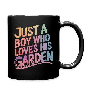 Gardener Garden Plants Gardening - Full Colour Mug - black - Right