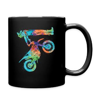 Dirt Biker Dirt Bike Enfants Motocross Bike Filles - Mug uni - noir - Droite